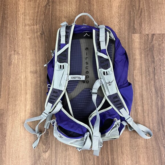 EUC Osprey Talon 22 Pack Hiking Backpack Indigo Blue/Purple - Picture 4 of 11